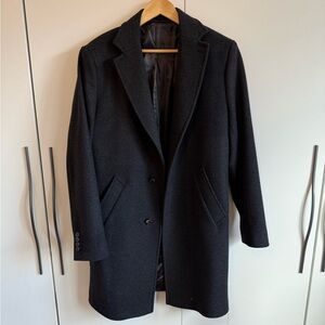 Massimo Pascali Charcoal Overcoat/Peacoat